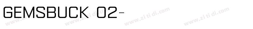 gemsbuck 02字体转换